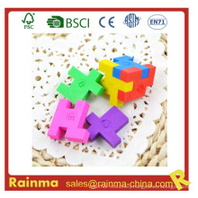 3D Magic Eraser with Puzzle Cube Shape